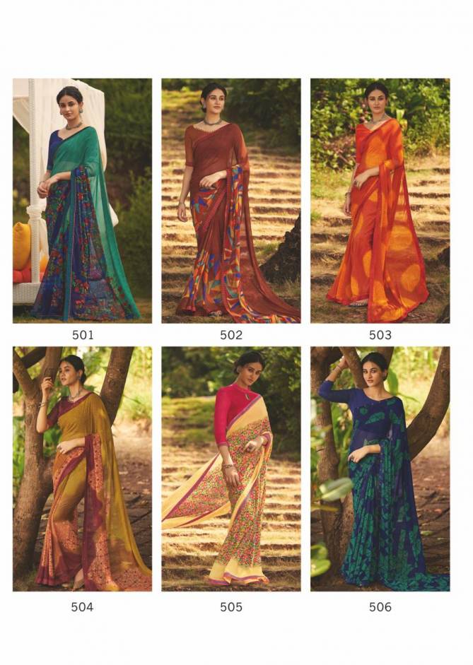 Kashvi Creation Designer casual Printed saree at wholesale Rate